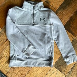 Under Armour gray quarter zip sweatshirt size small